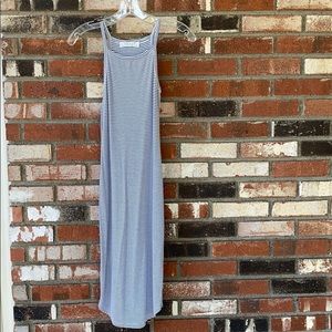 WOMENS JOLIE BLACK WHITE STRIPPED RIBBED DRESS SIZE SMALL🤍🖤👗